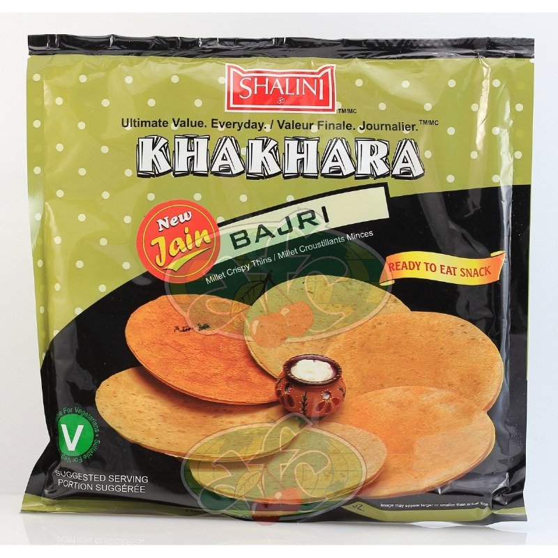 Shalini Khakhra- Bajri 180 gms - Snacks & Savory