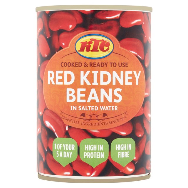 Ktc Red Kidney Beans Cooked & Ready To Eat 400 gms - Food / Masala / Dal
