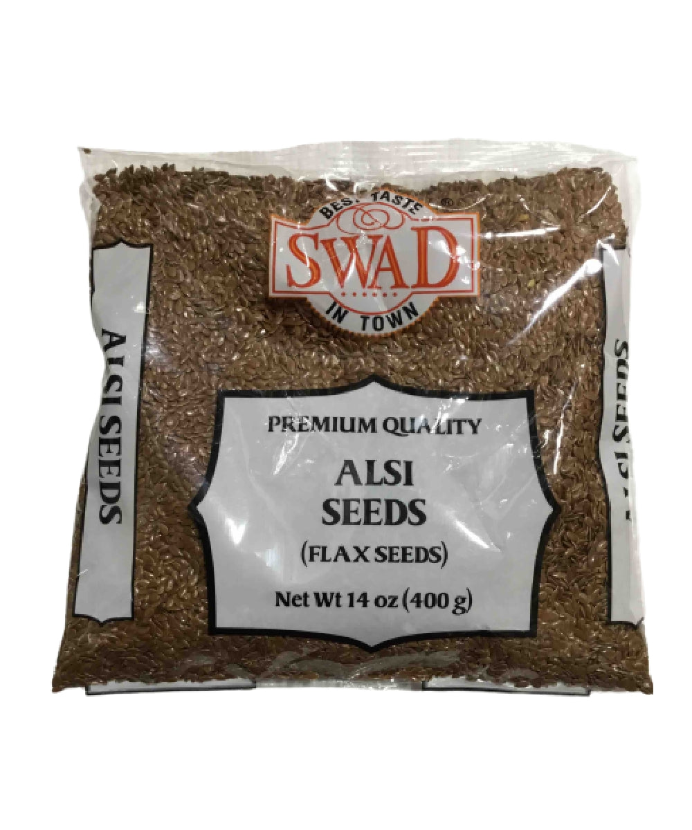 Swad Alsi Seeds ( Flax Seeds) 14 Oz - Food / Masala / Dal
