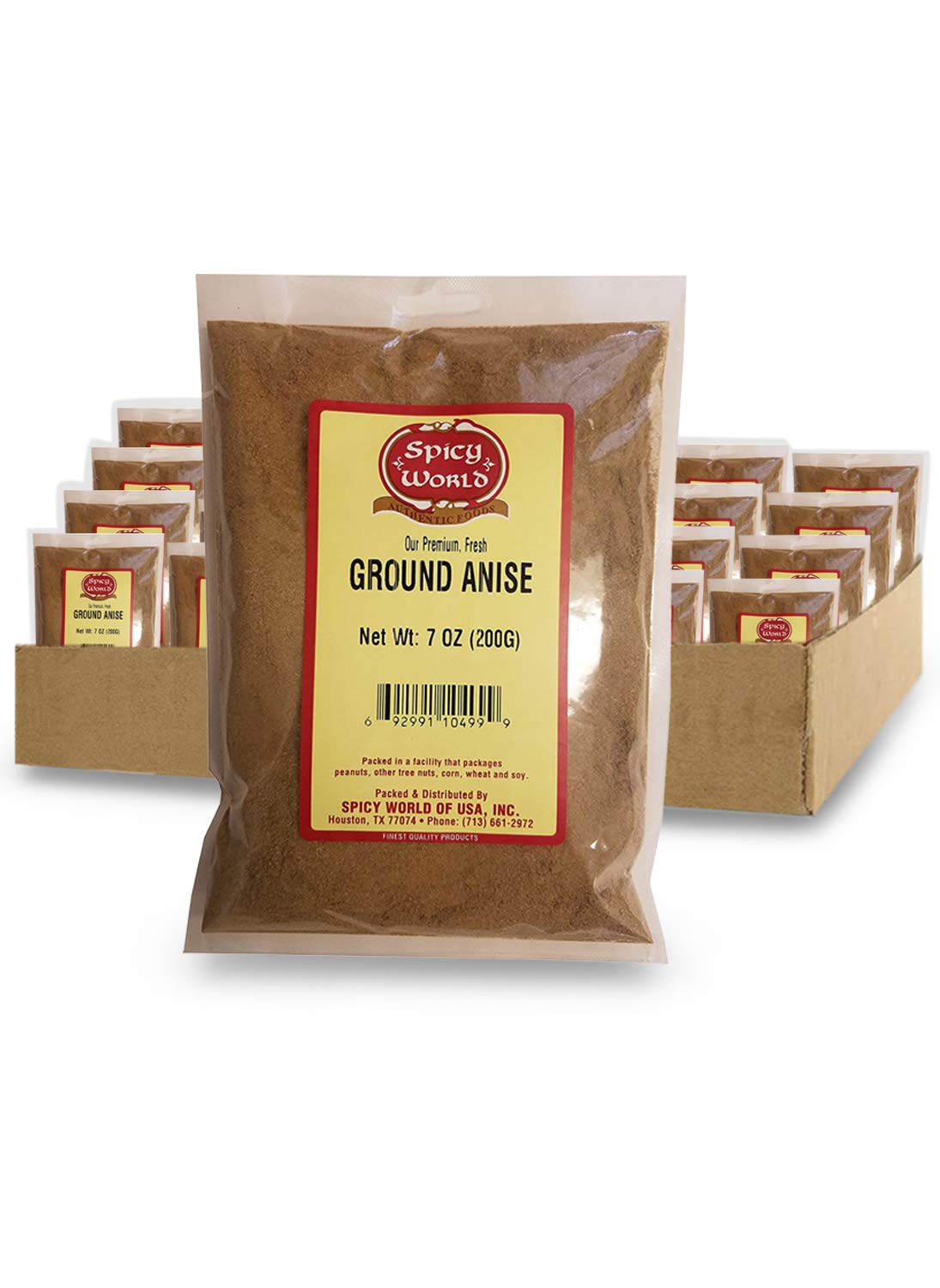Spicy World Ground Anise Powder 7 Ounce (Pack of 24)