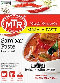 MTR Sambar paste 200 gms - Pickles & Paste