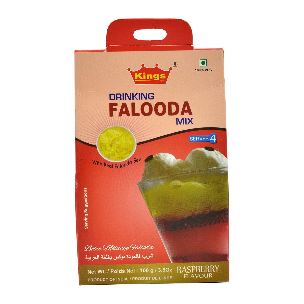 King's Falooda Mix -rabdi Flavor 100 gms - Food / Masala / Dal