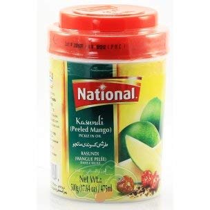 National Peeled Mango Pickle In Oil 1 Kg - Indian Pickles