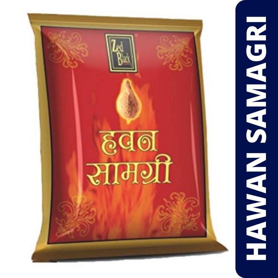 Zed Black Hawan Samagri. - Hindu Puja Items