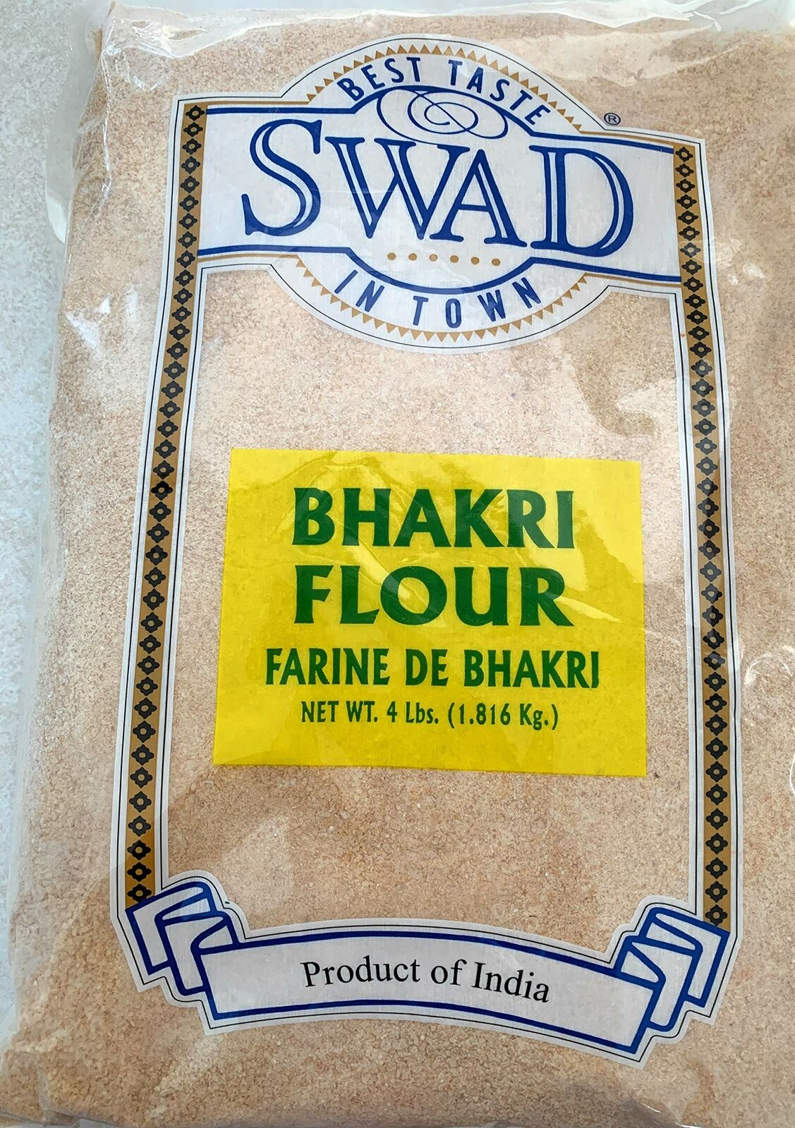 Swad Bhakhri Flour 8 lbs - Atta / Rice / Dal