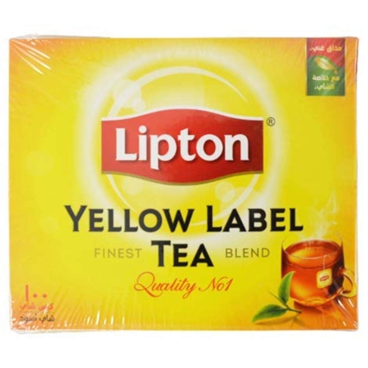 Lipton Yellow label 100 teabags - Indian Snack