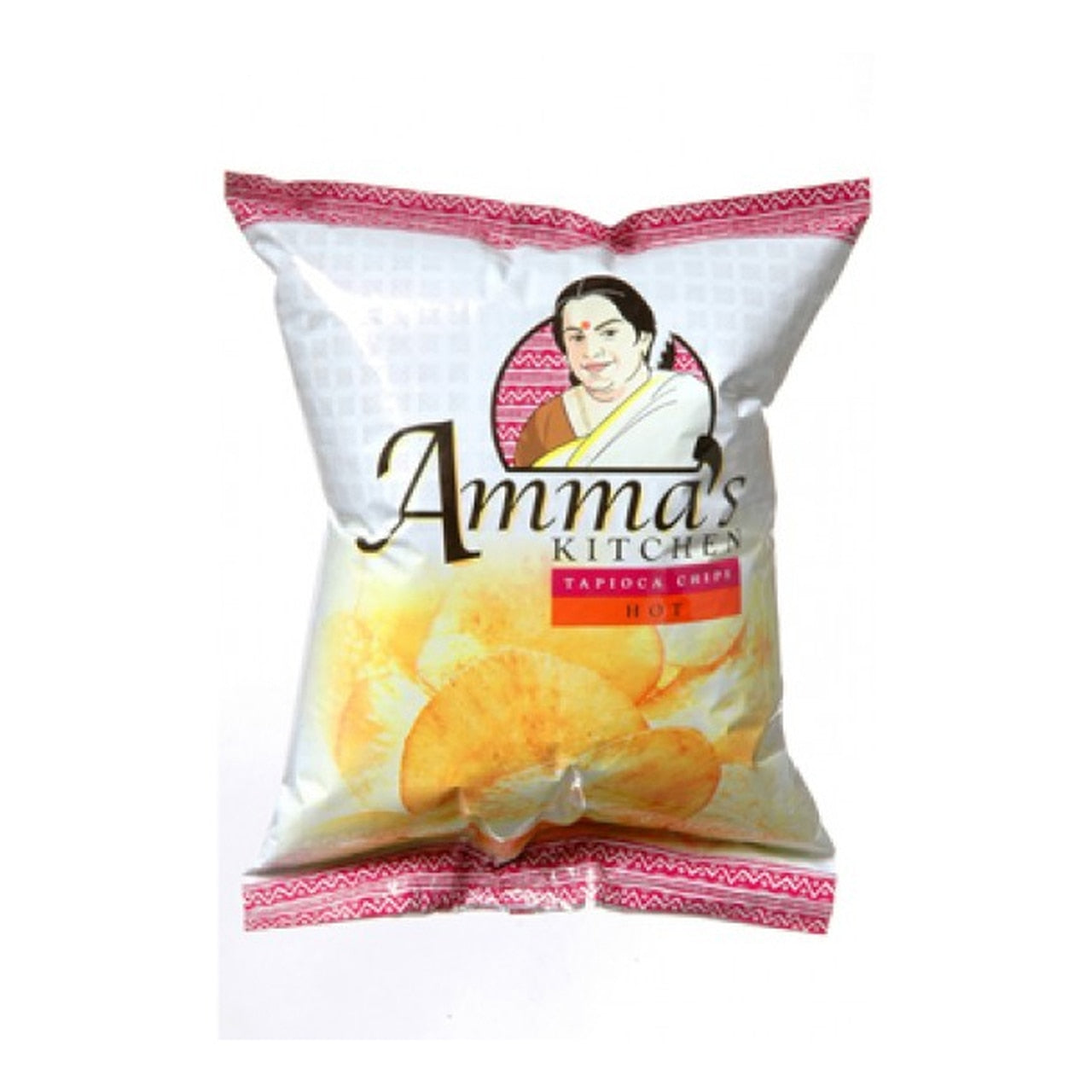Amma's Kitchen Tapioca Chips Hot 200 gms