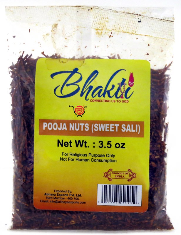 Pooja Hut Pooja Nuts Sali 100 gms - Hindu Puja Items