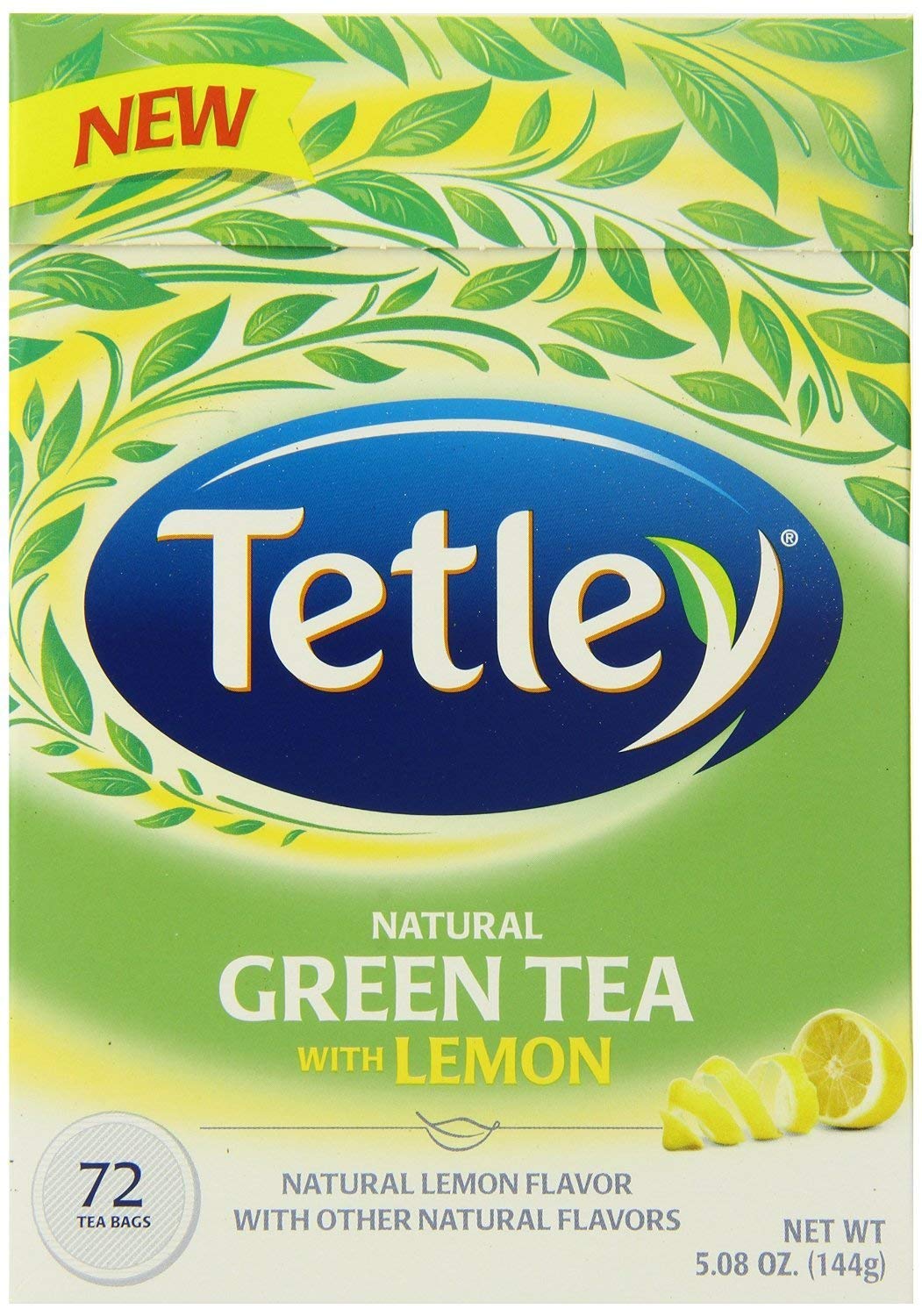 Tetley-Natural Green Tea with Lemon 72 teabags - Indian Tea & Coffee