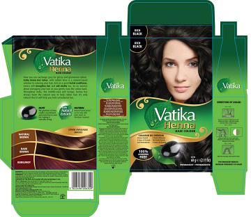 Dabur Vatika 100% Natural Henna Hair Color Creme Kit Burgandy - Mahaekart LLC