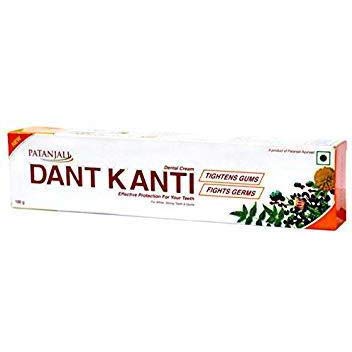 Patanjali Dant Kanti Toothpaste 200gm (Pack of 4) - Bath & Shower