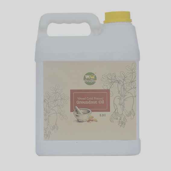 Gramiya Wood Cold Pressed Groundnut Oil 5 litre