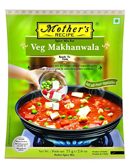Mother's Recipe Spice Mix For Veg Makhanwala 75 gms - Food / Masala / Dal