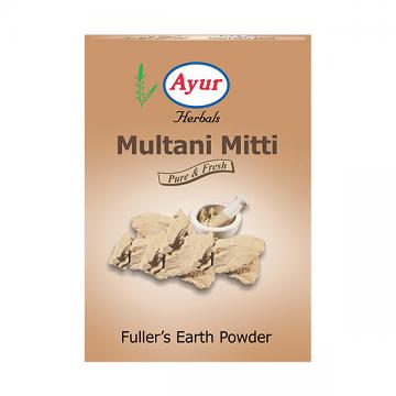 Ayur Herbal Face Pack Multani Mitti 100 Gm - Mahaekart LLC
