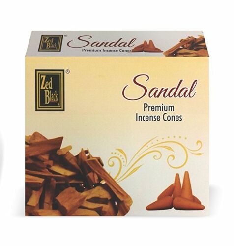 Zed Black Sandal Dhoop Cones. - Hindu Puja Items