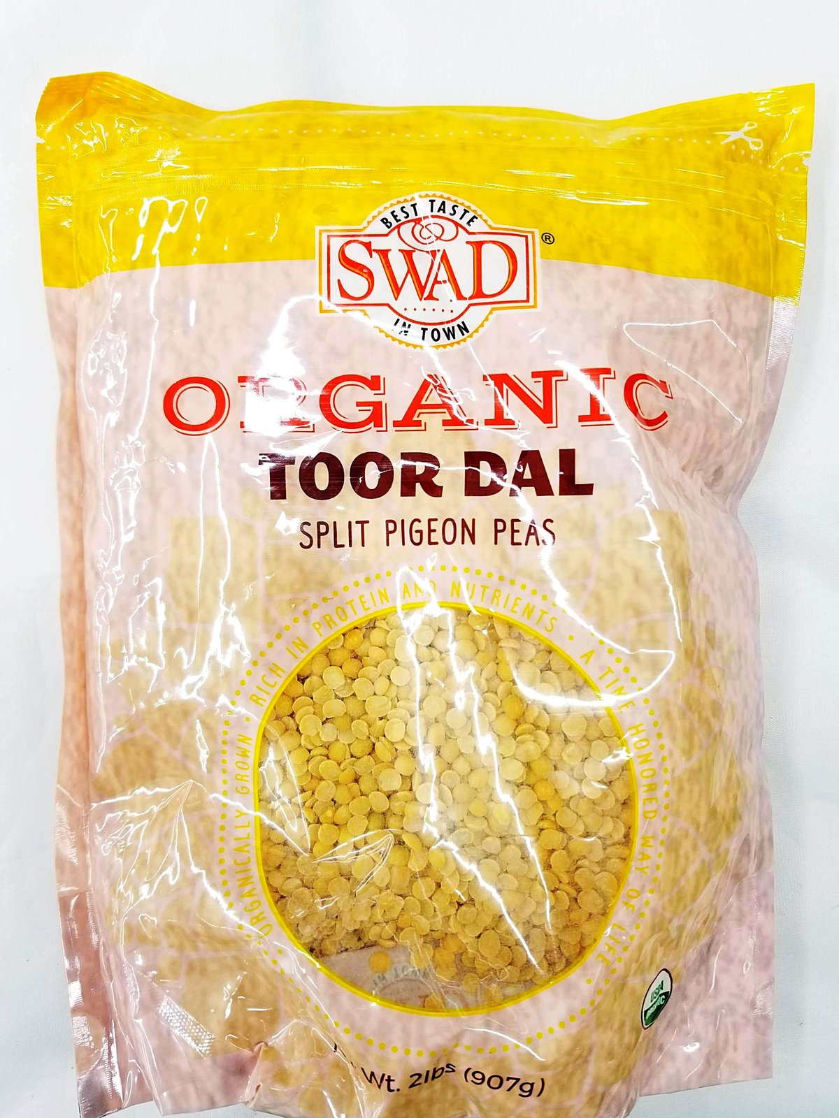 Swad Organic Toor Dal 2 lbs - Atta / Rice / Dal