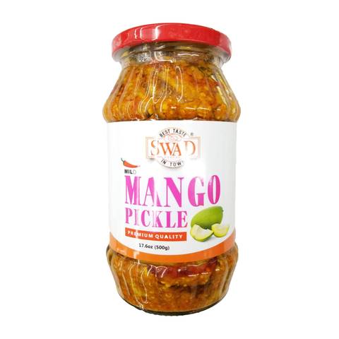 Swad Mango Pickle -mild 500 gms - Pickles & Paste