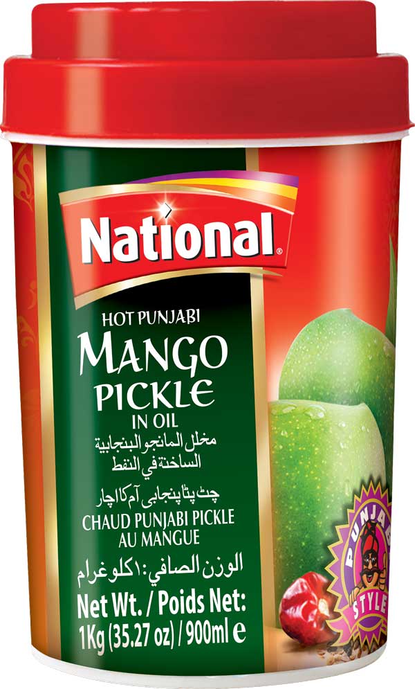 National Hot Punjabi Mango Pickle In Oil 1 Kg