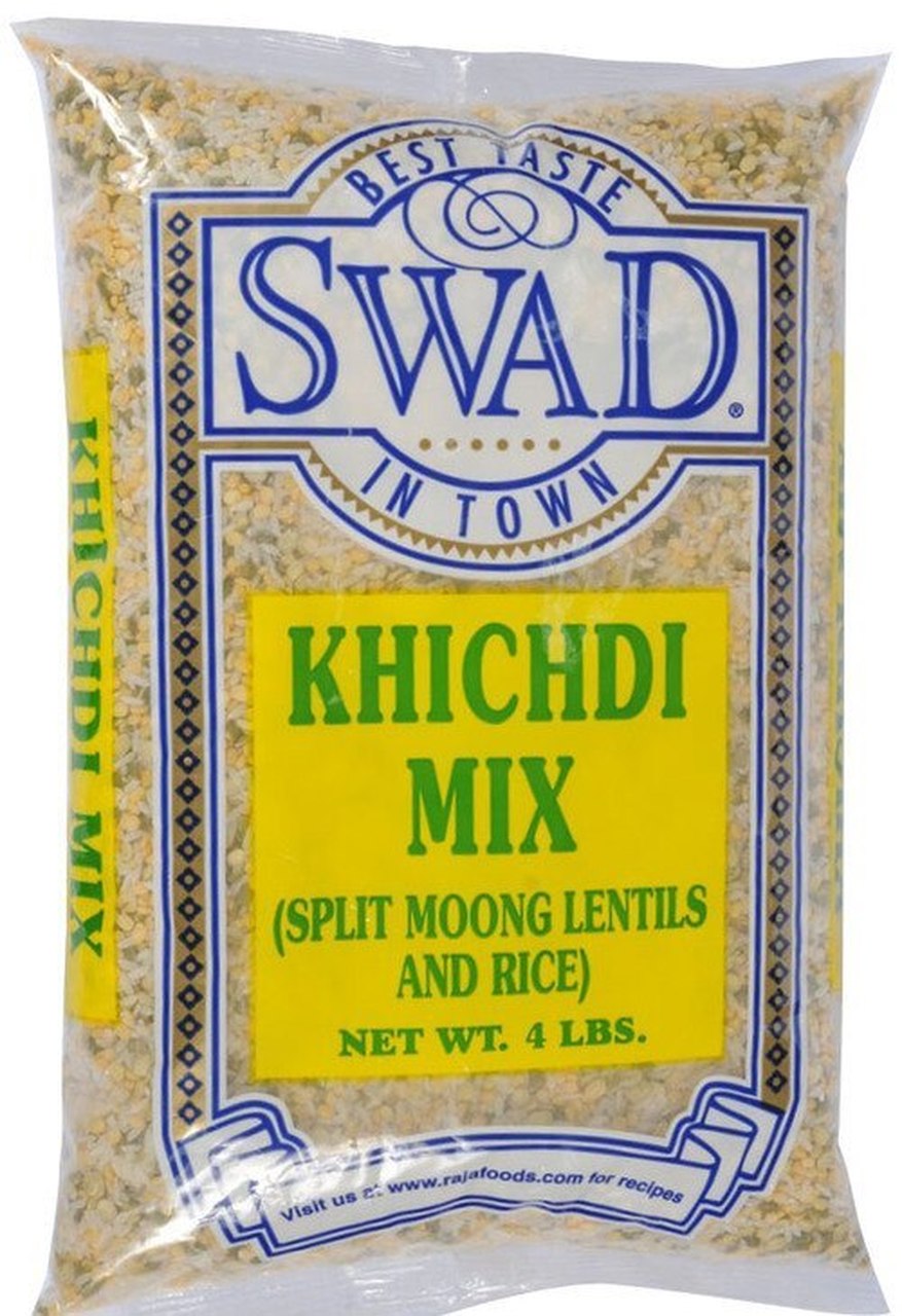Swad Khichdi Mix ( Split Moong Lentils And Rice) 4 lbs - Atta / Rice / Dal