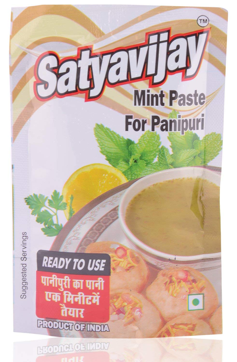 Satyavijay Mint Paste For Pani Puri 100 gms - Chutney Spread