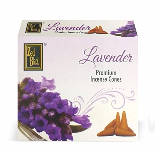 Zed Black Lavender Dhoop Cones - Hindu Puja Items