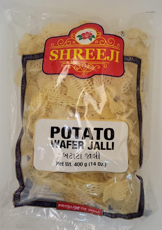 Shreeji Potato Wafer Jali 400 gms - Food / Masala / Dal