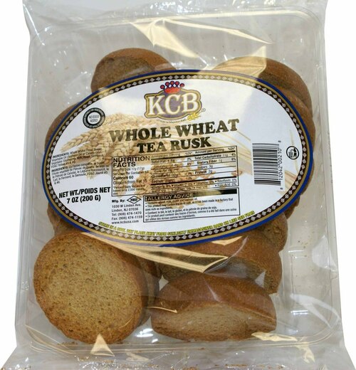 KCB Whole wheat Tea rusk 200 gms - Biscuits & Cookies