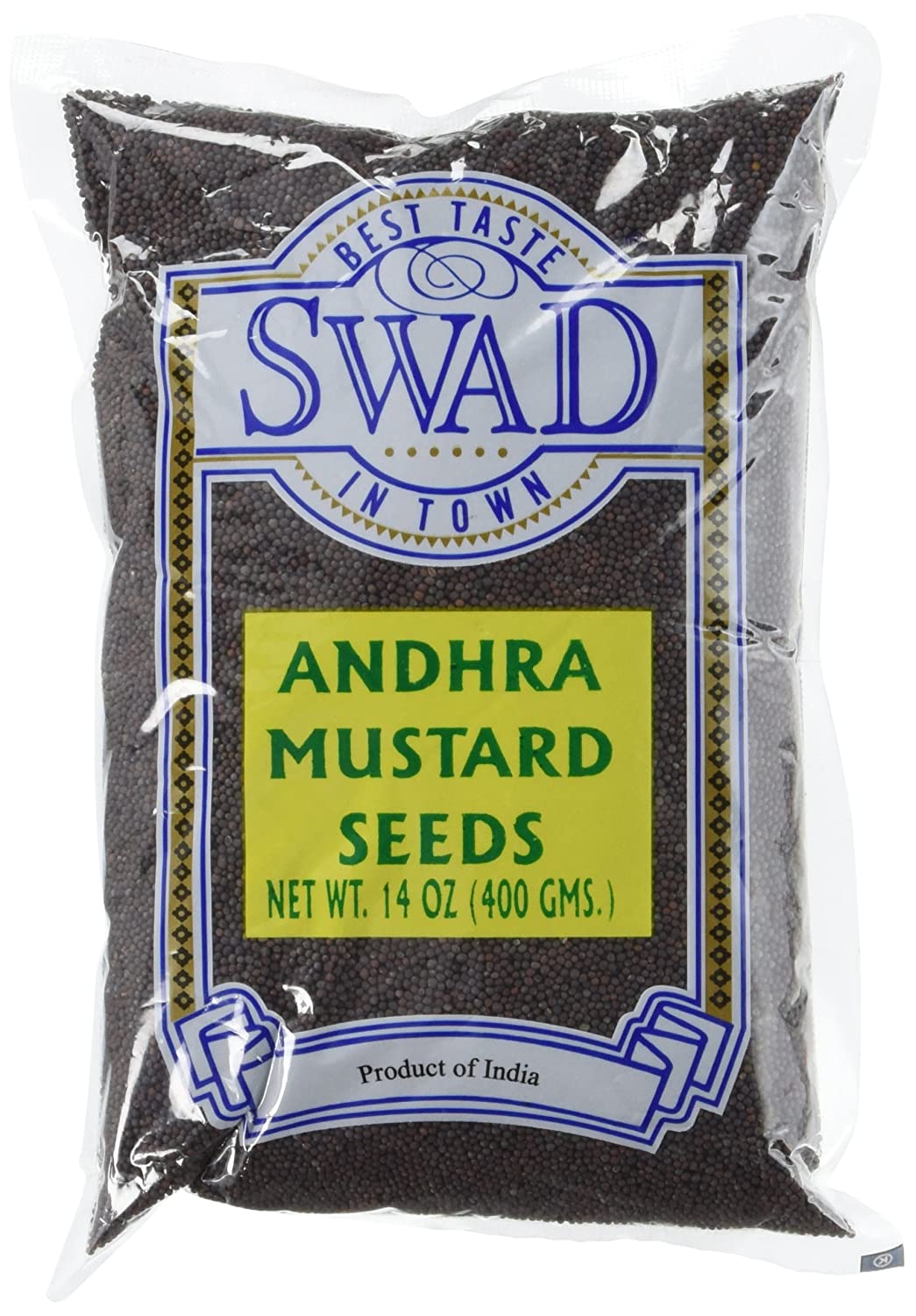 Swad Andhra Mustard Seeds 7 Oz - Food / Masala / Dal