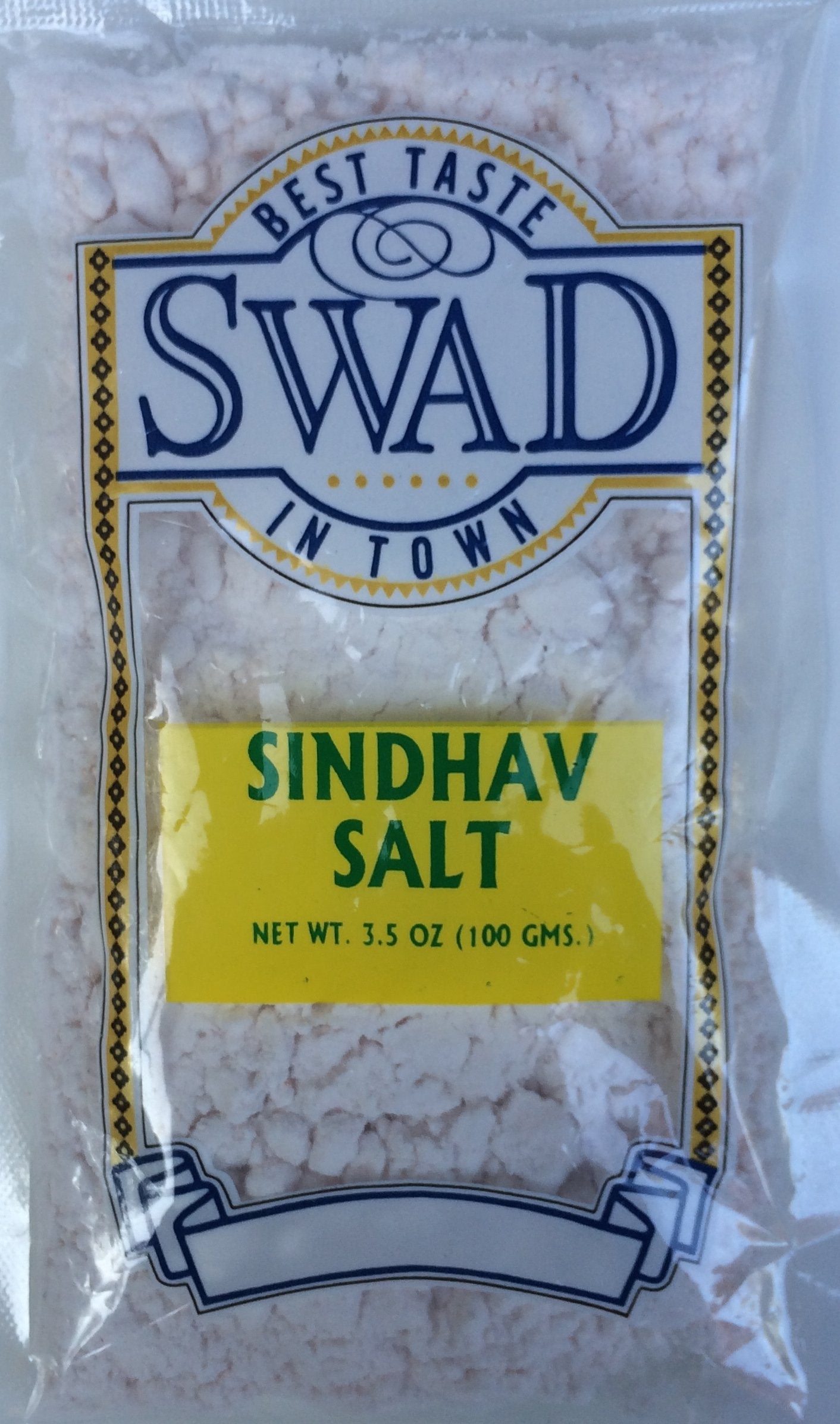 Swad Sindhav Salt 3.5 Oz - Food / Masala / Dal