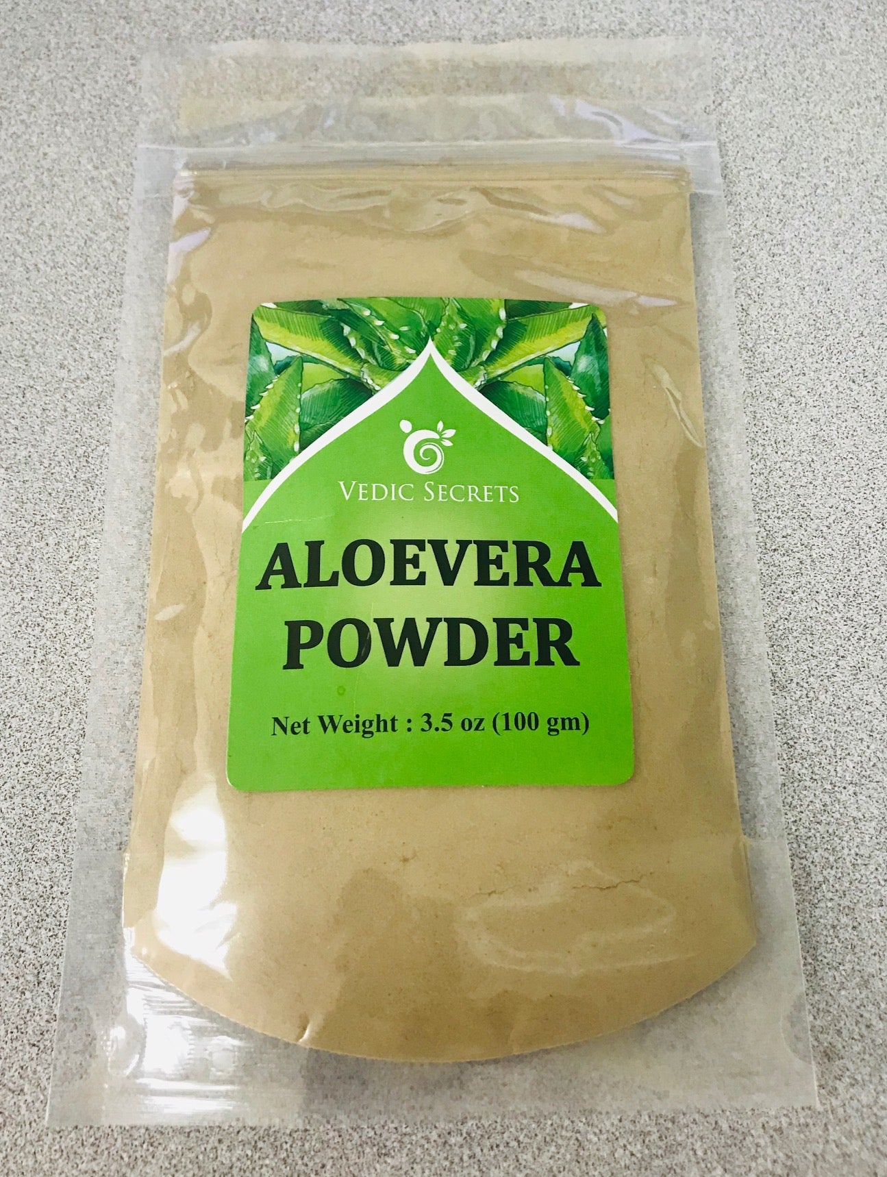 Vedic Secrets Aloevera Powder 100 gms - Ayurveda & Vitamins