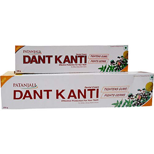 Pack of 2 - Patanjali Dant Kanti 200 gm (200 Grams Each) - Bath & Shower