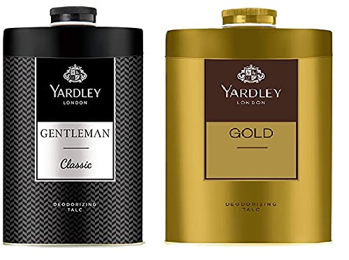 Yardley London Gold Deodorizing Talcum Powder w/ Gentleman Talcum Powder for Men 250g pack of 2pc - Skin Care
