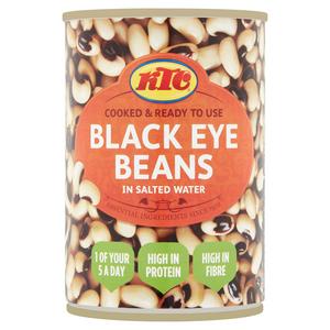 Ktc Black Eye Beans Cooked & Ready To Eat 400 gms - Food / Masala / Dal
