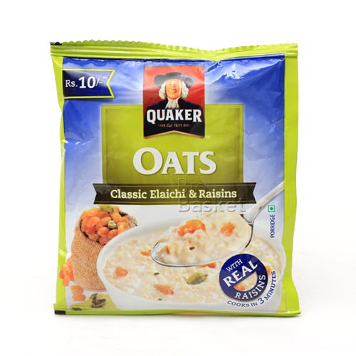 Quaker Oats - classic Elichi & raisins 26 gms - Atta / Rice / Dal
