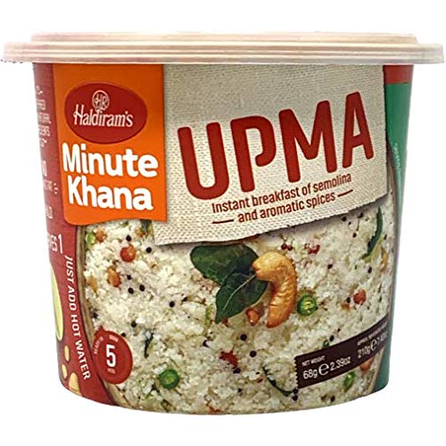Pack Of 2 - Haldiram's Minute Khana Upma - 68 Gm - Haldiram Minute Khana