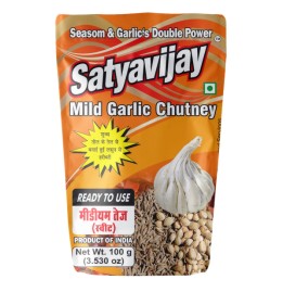 Satyavijay Mild Garlic Chutney 100 gms - Chutney Spread