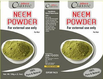 Dulhan Classic Neem Powder 100gram - Mahaekart LLC