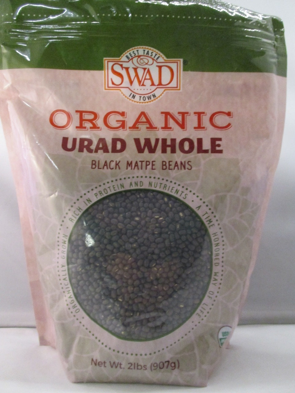 Swad Organic Urad Whole 2 lbs - Atta / Rice / Dal