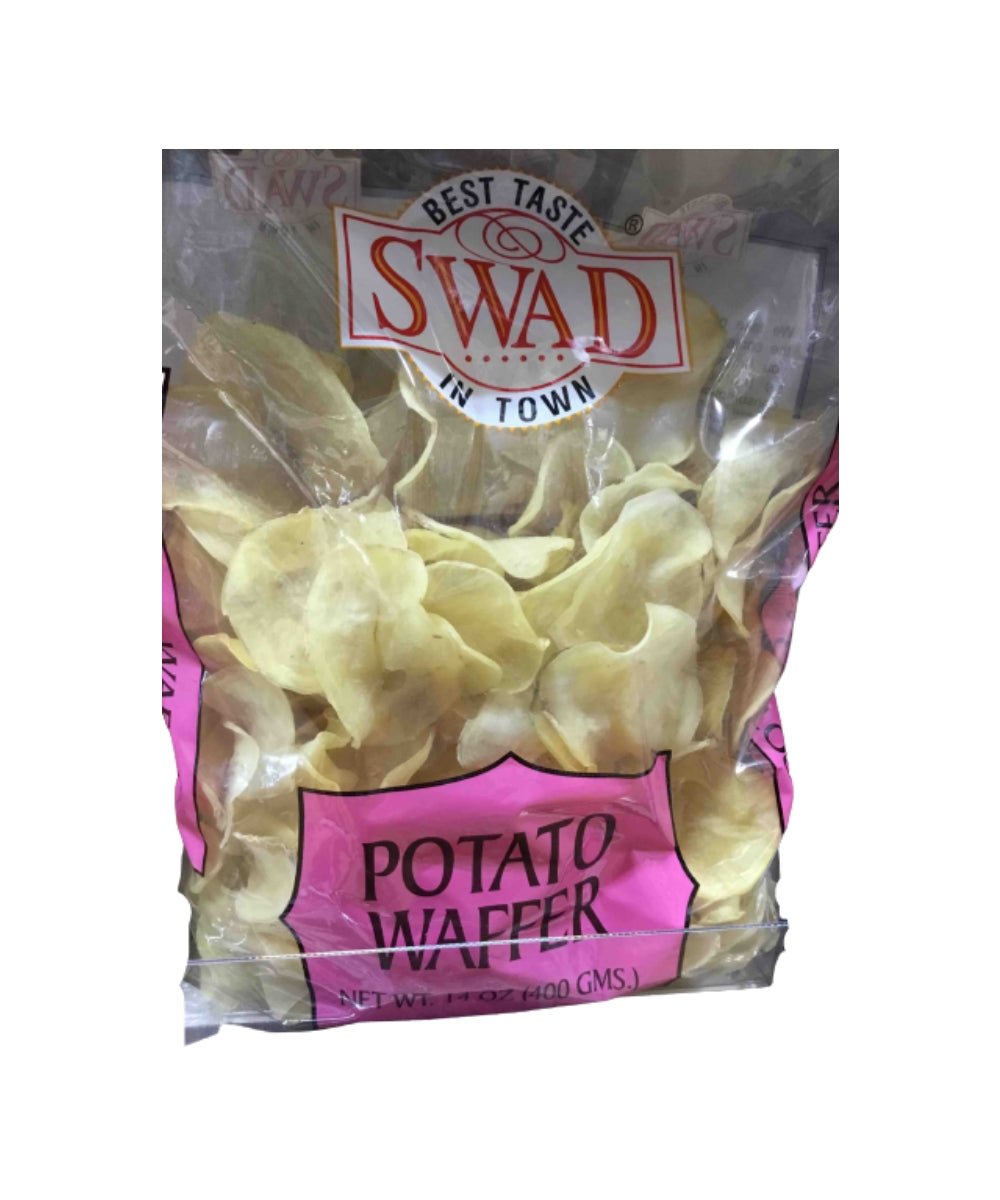 Swad Potato Wafers 400 gms - Snacks & Savory