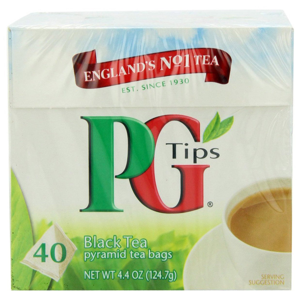 PG Tips Tea - Original Small Box (Pack of 40 Pyramid Tea Bags) 116g