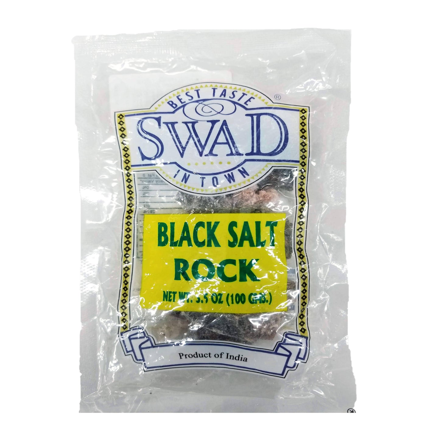 Swad Rock Salt Black 3.5 Oz - Indian Spices