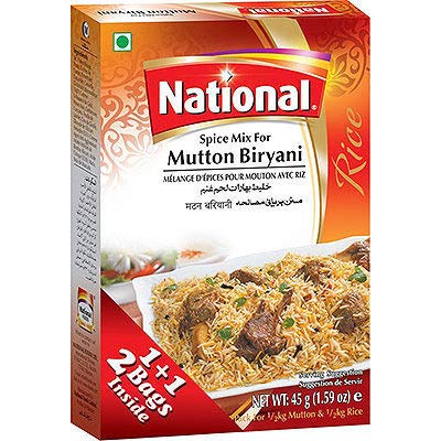 National Mutton Biryani masala- 2 x 45 gms - Indian Spices