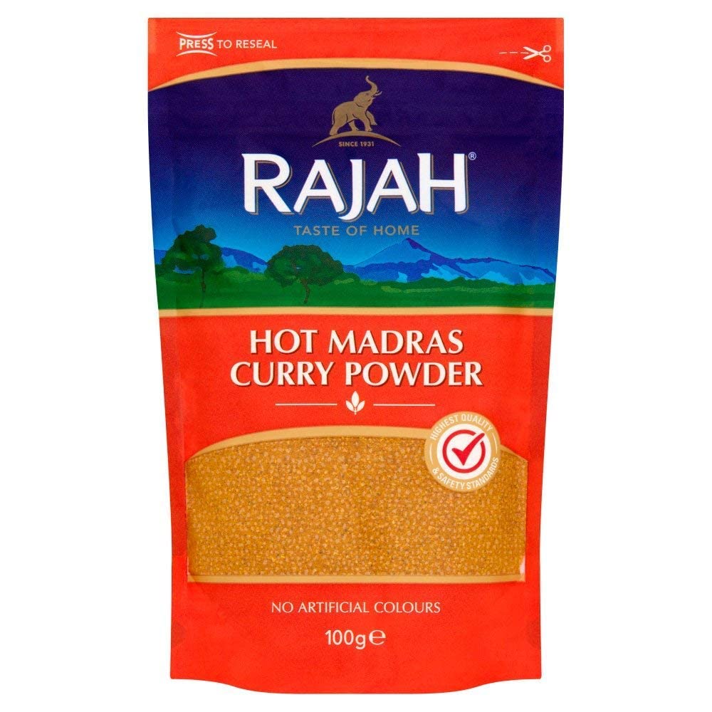 Rajah Hot Madras Curry Powder 100 gms - Food / Masala / Dal