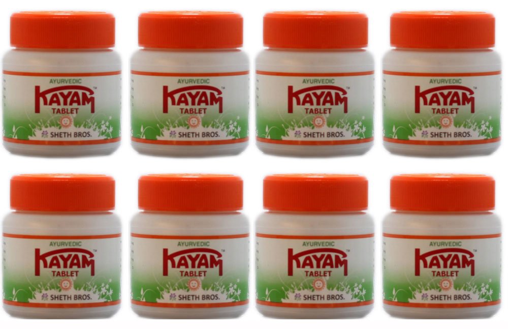 Pack of 8 - Ayurvedic Kayam Tablet - 30 Tablets