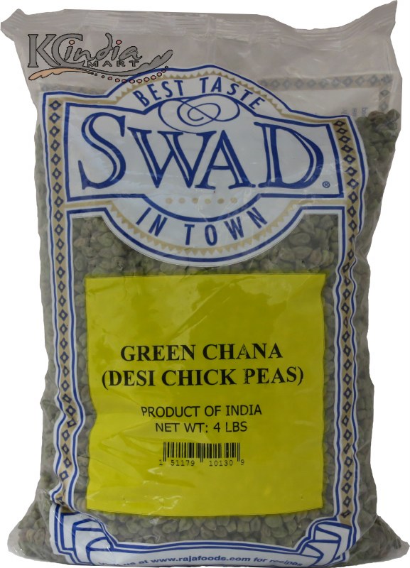 Swad Green Chana 4 lbs - Atta / Rice / Dal
