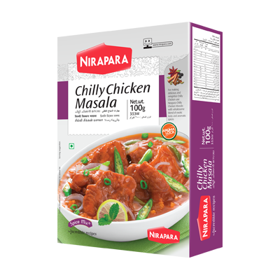 Nirapara Chilli Chicken Masala 100 gms - Food / Masala / Dal