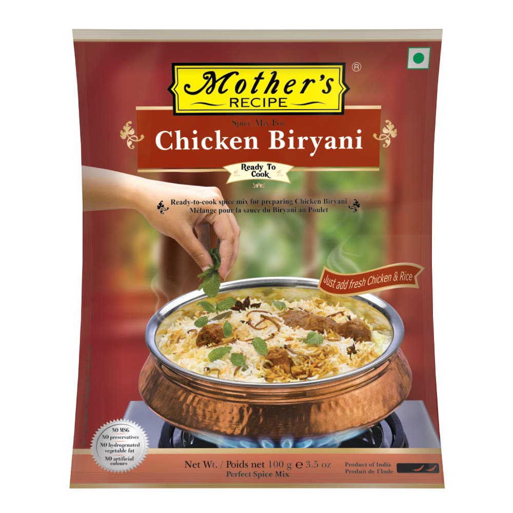 Mother's Recipe Spice Mix - Chicken Biryani 100 gms - Food / Masala / Dal