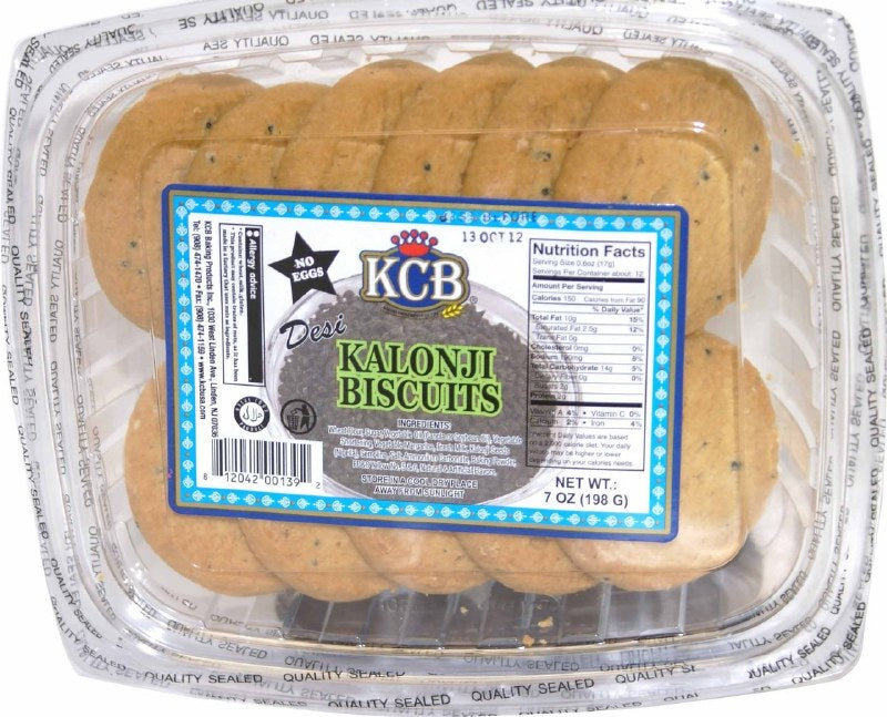 KCB Kalonji Toasts 200 gms - Biscuits & Cookies