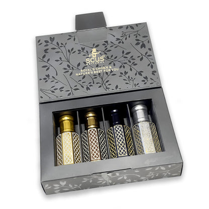Discovery Set (4 X 12 ML) Perfumes - Rose, White Jasmine, Lily of Valley & Sandal