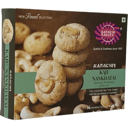 Karachi Bakery Kaju Nankatai - 250 Gm (8.8 Oz)